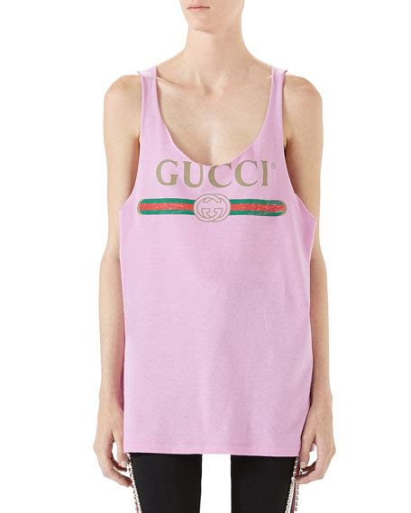 gucci drop top|gucci cropped tank top.